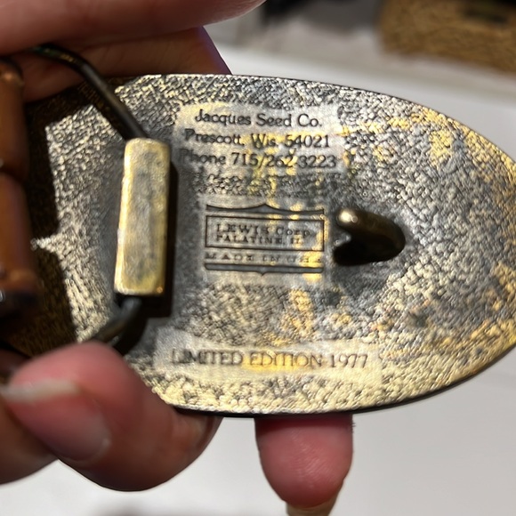 Jacques seeds, farmers seed the world, buckle and belt - Picture 10 of 10